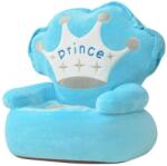 vidaXL Scaun din plus pentru copii, Prince, albastru GartenMobel Dekor (80157) Scaun de masa bebelusi, inaltator