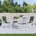 vidaXL Perne scaun cu spatar înalt, 4 buc. antracit 120x50x3 cm textil GartenMobel Dekor (43178)