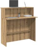 vidaXL Birou de receptie Stejar Artisan 100x50x103, 5 cm Lemn prelucrat GartenMobel Dekor (859032)