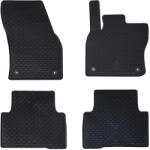 vidaXL Covor pentru masina 4 pcs Negru Cauciuc GartenMobel Dekor (42029076)