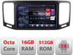 Edotec Navigatie Android VW Sharan 2011-2020 Edotec QLED 2K 16GB RAM 512GB (KIT-Sharan+EDT-E809-2K)