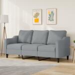 vidaXL Canapea cu 3 locuri, gri deschis, material 180CM textil GartenMobel Dekor (359367) Canapea