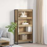 vidaXL Dulap pentru carti 2 pcs Stejar artizanal 80 x 30 x 155 cm GartenMobel Dekor (3403009) Biblioteca