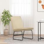 vidaXL Scaun de relaxare, crem, 52x75x76 cm, material textil GartenMobel Dekor (351318)