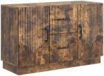 vidaXL Bufet cu sertar Stejar fumuriu 89 x 34, 5 x 57 cm Lemn prelucrat GartenMobel Dekor (895350) Comoda