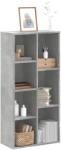vidaXL Biblioteca, gri beton, 50x25x105 cm, lemn compozit GartenMobel Dekor (852792) Biblioteca