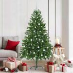 vidaXL Brad de Craciun cu 300 LED cu suport Verde 180 cm PE GartenMobel Dekor (3396334)