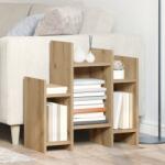 vidaXL Dulap lateral stejar artizanal 60 x 26 x 60 cm Lemn compozit GartenMobel Dekor (875132) Comoda