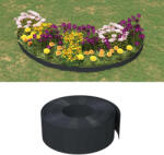 vidaXL Borduri de gradina, 5 buc, negru, 10 m 20 cm, polietilena GartenMobel Dekor (3155459)