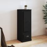vidaXL Dulap înalt, negru, 36x35, 5x103, 5 cm, lemn compozit GartenMobel Dekor (816305) Comoda