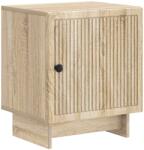 vidaXL Noptiera stejar sonoma 43x34, 5x50 cm din lemn prelucrat, stil vintage (893879)