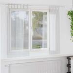 vidaXL Cortina din Voile 2 pcs Gri deschis 175 x 140 cm Poliester GartenMobel Dekor (4108048)