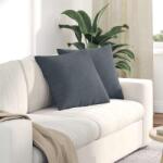 vidaXL Perne pentru canapea 2 pcs Gri închis 50 x 50 cm GartenMobel Dekor (42013972)