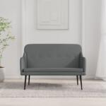 vidaXL Banca, gri închis, 110x76x80 cm, textil GartenMobel Dekor (351484)