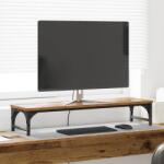 vidaXL Suport pentru monitor Lemn Vechi 85 x 23 x 15, 5 cm GartenMobel Dekor (882184)