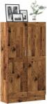 vidaXL Biblioteca, lemn vechi, 82, 5x30, 5x150 cm, lemn prelucrat GartenMobel Dekor (3345215) Biblioteca