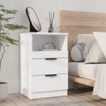 vidaXL Noptiera, alb, lemn prelucrat GartenMobel Dekor (811232)