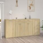 vidaXL Servanta, stejar Sonoma, 160x36x75 cm, lemn prelucrat GartenMobel Dekor (3074930) Comoda