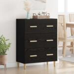 vidaXL Bufet Stejar negru 34 x 69.5 x 90 cm Lemn compozit GartenMobel Dekor (880636) Comoda