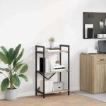 vidaXL Raft pentru carti Stejar Sonoma 56 x 34 x 96 cm Lemn compozit GartenMobel Dekor (883875) Biblioteca