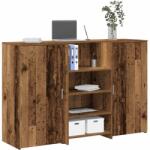 vidaXL Birou de receptie Lemn vechi 155x50x103, 5 cm Lemn prelucrat GartenMobel Dekor (3324203)