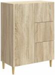 vidaXL Bufet cu sertar Stejar Sonoma 66 x 34, 5 x 90 cm Lemn prelucrat GartenMobel Dekor (894627) Comoda