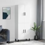 vidaXL Dulap înalt, alb, 69, 5x34x180 cm, lemn compozit GartenMobel Dekor (3195699) Comoda