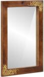 vidaXL Oglinda pentru baie cu oglinda Maro miere 70 x 50 x 2, 5 cm GartenMobel Dekor (4018767)