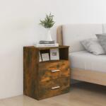 vidaXL Noptiera, stejar fumuriu, 50x32x60 cm GartenMobel Dekor (815858)