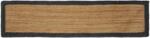 vidaXL Covor de tip traversa din iuta gri închis, 60 x 300 cm, handmade (42010682) Covor