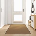 vidaXL Covoras de intrare Altele Cafea cu lapte si negru 120 x 400 cm GartenMobel Dekor (4100756) Pres