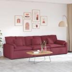 vidaXL Canapea modulara cu perne, rosu vin GartenMobel Dekor (3321090) Canapea