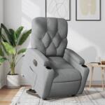 vidaXL Fotoliu electric rabatabil cu ridicare, gri deschis, textil GartenMobel Dekor (3204734)