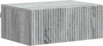 vidaXL Noptiera suspendata gri Sonoma din lemn prelucrat, 49 x 34, 5 x 20 cm (898457)