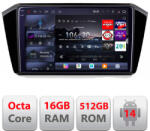 Edotec Navigatie VW Passat 2015+ Edotec Kit-518 QLED 2K, 16GB RAM, 512GB, Android (KIT-518+EDT-E810-2K)