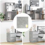 vidaXL Coperta autocolanta pentru suruburi 12 pcs Gri din beton GartenMobel Dekor (864642)