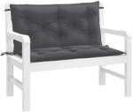 vidaXL Perna banca de gradina 2 buc melanj antracit 100x50x7 cm textil GartenMobel Dekor (4002585)
