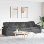 vidaXL Canapea modulara cu perne Gri închis GartenMobel Dekor (3321108) Canapea
