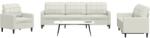 vidaXL Set de canapele cu perne, 4 piese, crem, catifea GartenMobel Dekor (3278449) Canapea