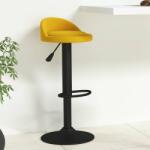 vidaXL Scaun de bar, galben, catifea GartenMobel Dekor (333597)