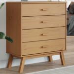 vidaXL Dulap cu sertar „OLDEN, maro, lemn masiv de pin GartenMobel Dekor (358588) Comoda