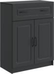 vidaXL Bufet cu sertar Negru 66 x 34, 5 x 87 cm Lemn prelucrat GartenMobel Dekor (895786) Comoda