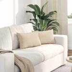 vidaXL Perne pentru canapea 2 pcs Crem 50 x 30 cm tesatura GartenMobel Dekor (42013643)
