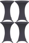 vidaXL Husa elastica pentru masa, 4 buc. , antracit, 80 cm GartenMobel Dekor (279086)