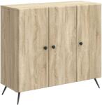 vidaXL Bufet Stejar Sonoma 89 x 34, 5 x 80 cm Lemn prelucrat GartenMobel Dekor (895567) Comoda