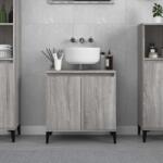 vidaXL Dulap de chiuveta, gri sonoma, 58x33x60 cm, lemn prelucrat GartenMobel Dekor (821266)