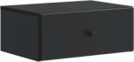 vidaXL Noptiera suspendata cu sertar, neagra, 49 x 34, 5 x 20 cm, vidaXL (899127)