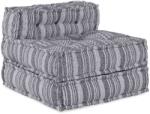 vidaXL Unitate de canapea modulara Imprimare Gri 70 x 70 x 56 cm GartenMobel Dekor (4019050)
