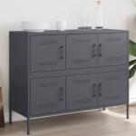 vidaXL Dulap, antracit, 100, 5x39x79 cm, otel GartenMobel Dekor (843098) Comoda