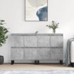 vidaXL Servante, 2 piese, gri beton, lemn prelucrat GartenMobel Dekor (3190185) Comoda